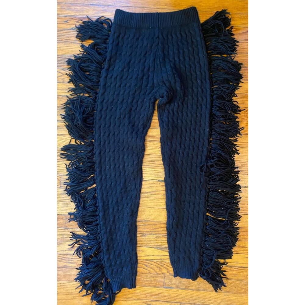 Hot & Delicious Black Sweater Fridge Jumpsuits Pants Women’s Small